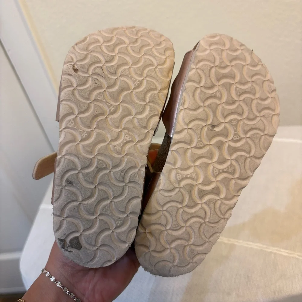Birkenstock Rio Kids Sandals Metallic Pink
